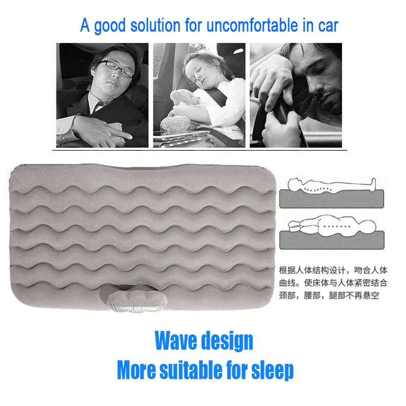 Universal Car Air Inflatable Travel Mattress Bed