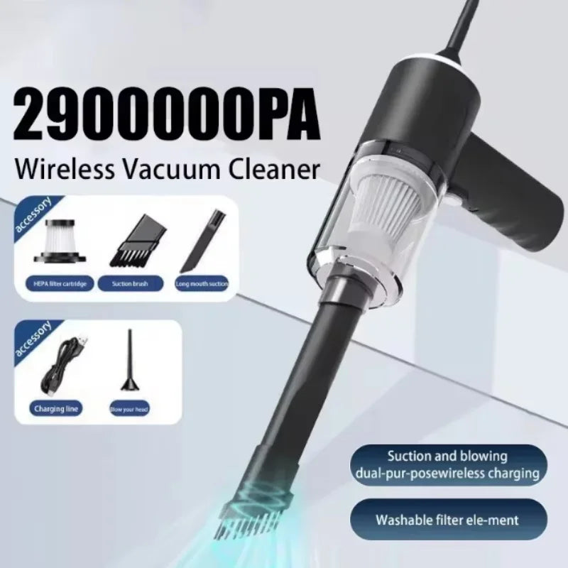 Household 3-In-1 Car Vacuum Cleaner