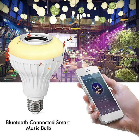Colorful RGB Smart Bluetooth Speaker Bulb