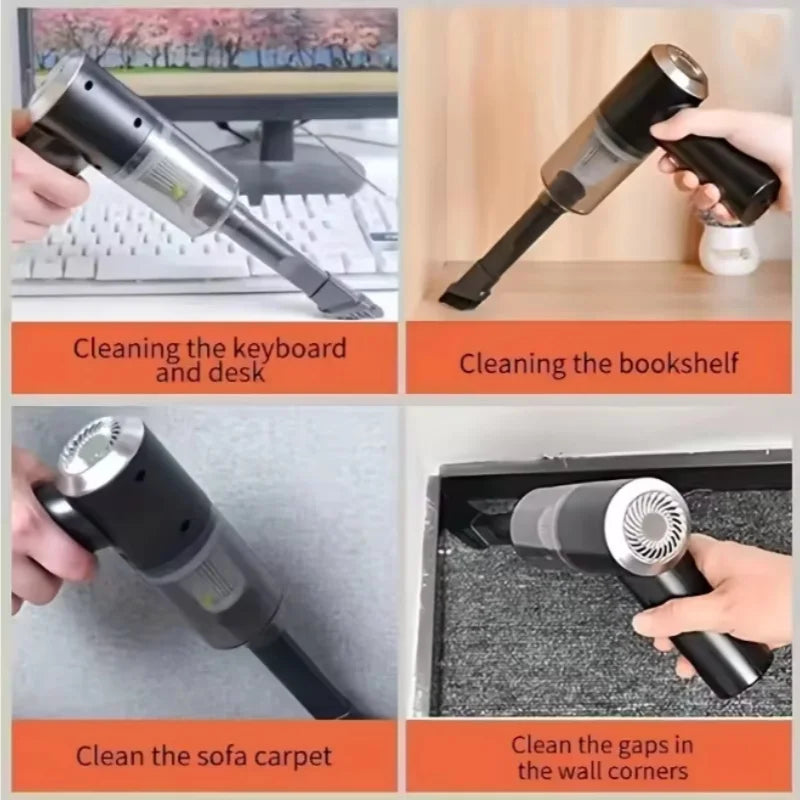 Household 3-In-1 Car Vacuum Cleaner