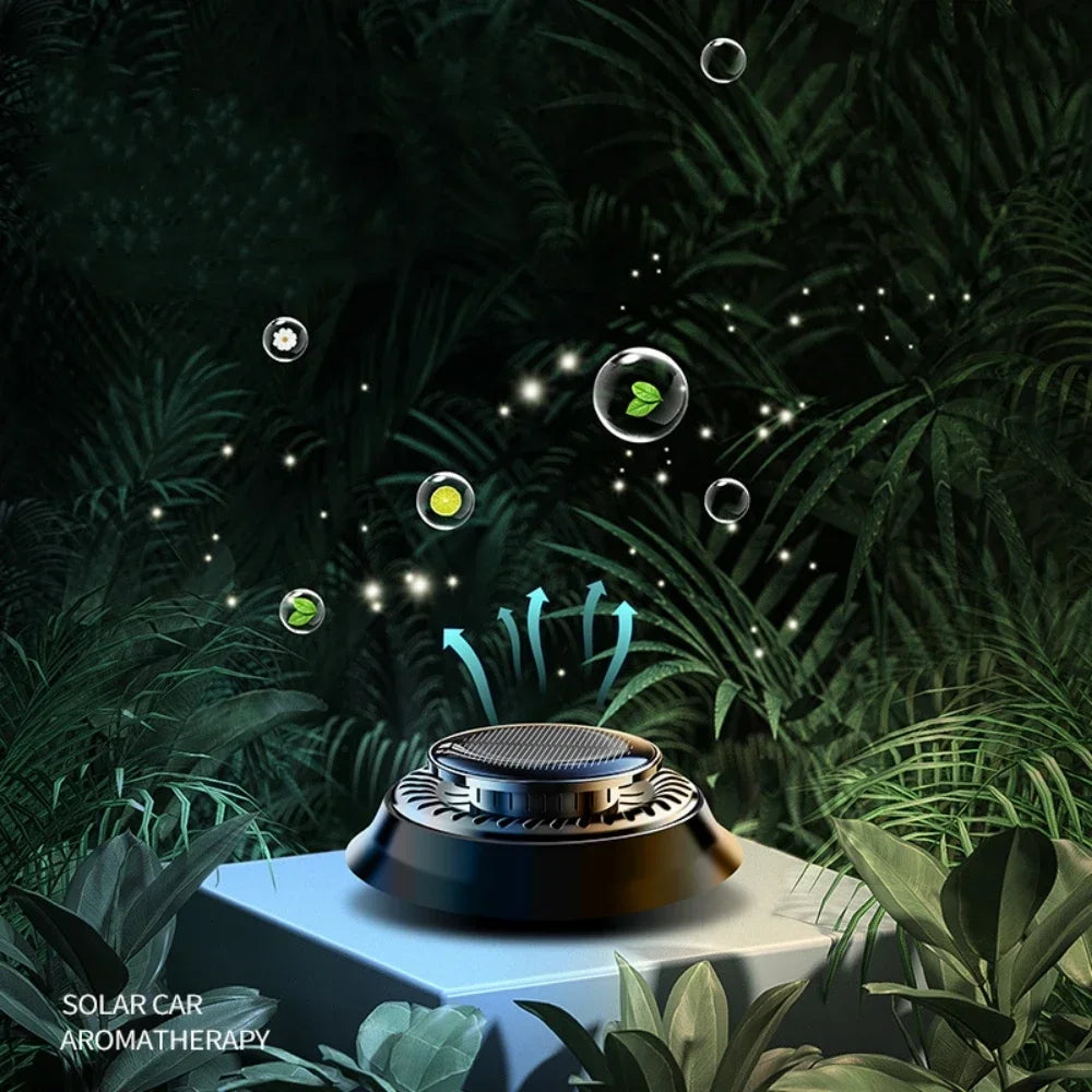 Automatic Rotation Solar Car Aromatherapy Diffuser