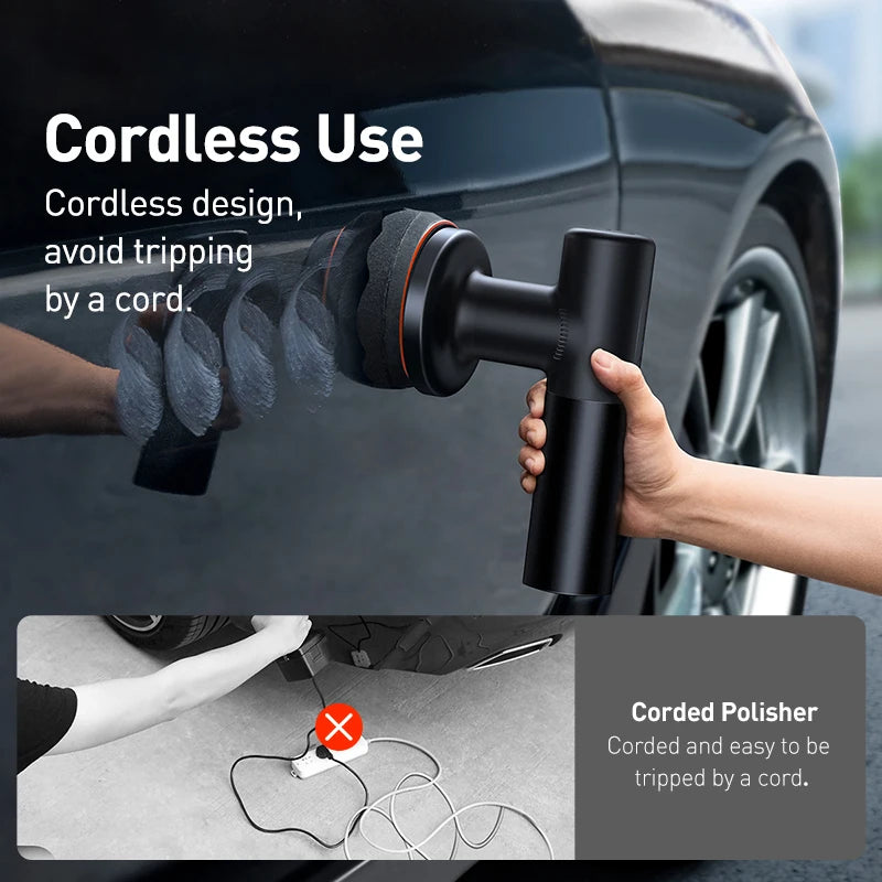 Cordless Electric Car Polisher Device