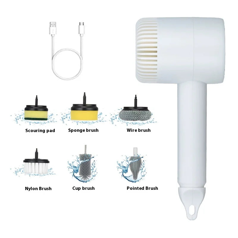 Household Electric Toilet Cleaning Brush