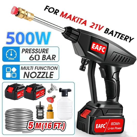 500W Portable Electric Water Car Washer Gun