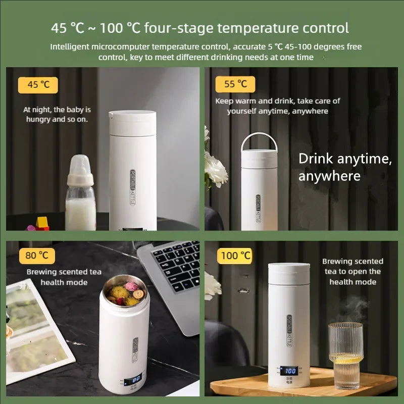 500ML Portable Electric Tea Coffee Kettle
