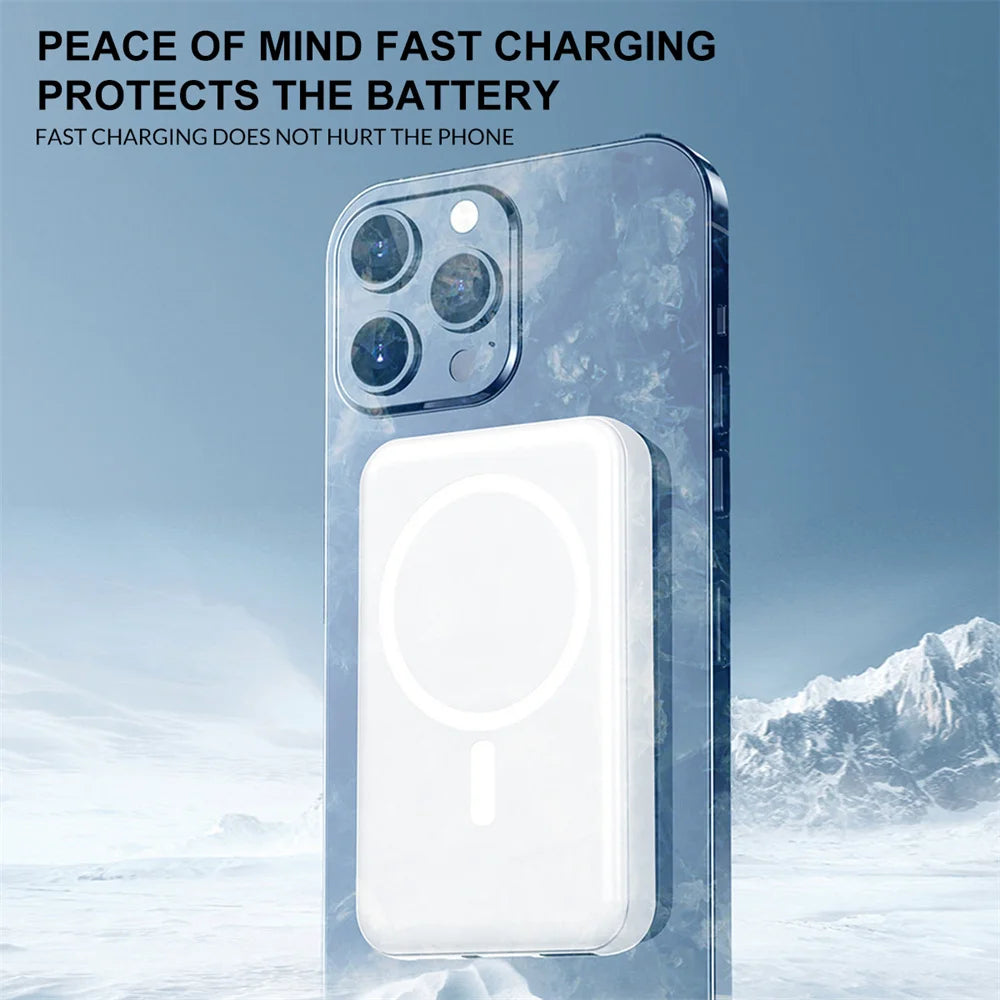Portable 10000mAh Wireless Fast Magnetic Power Bank