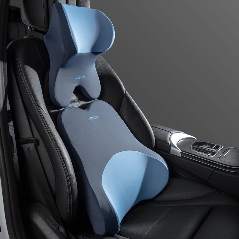 Universal Car Lumbar Support Headrest Neck Pillow