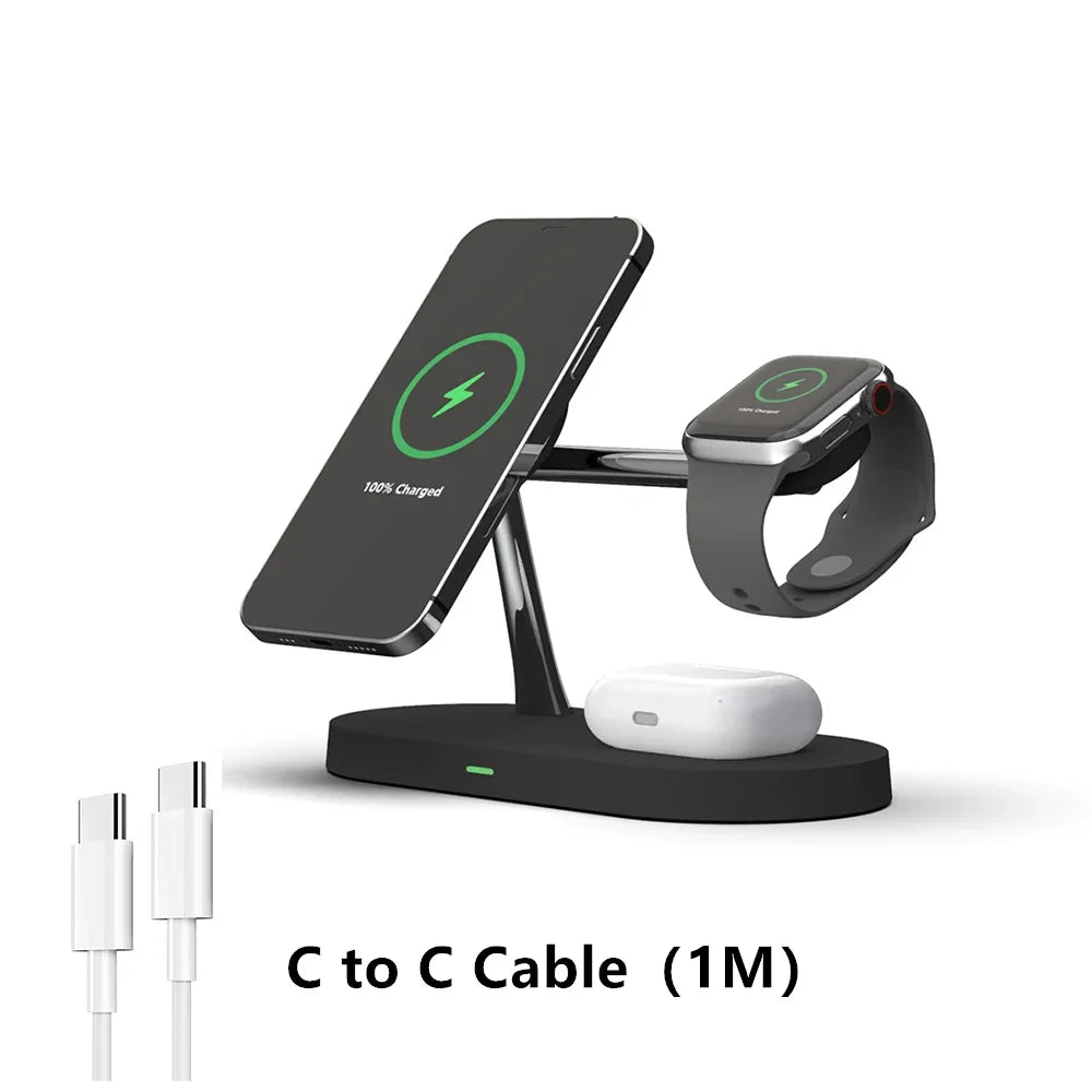 3-in-1 Magnetic Wireless Charger Stand