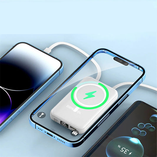 Portable 10000mAh Wireless Fast Magnetic Power Bank