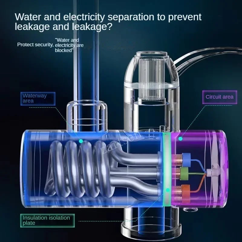 Instant Electric Kitchen Water Heater Tap
