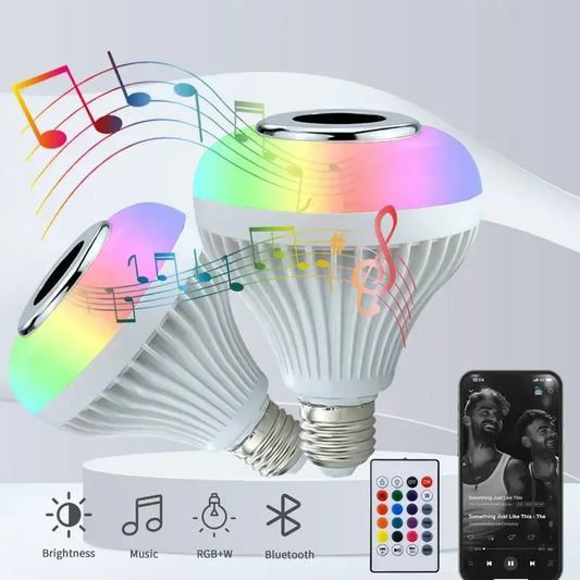 Colorful RGB Smart Bluetooth Speaker Bulb