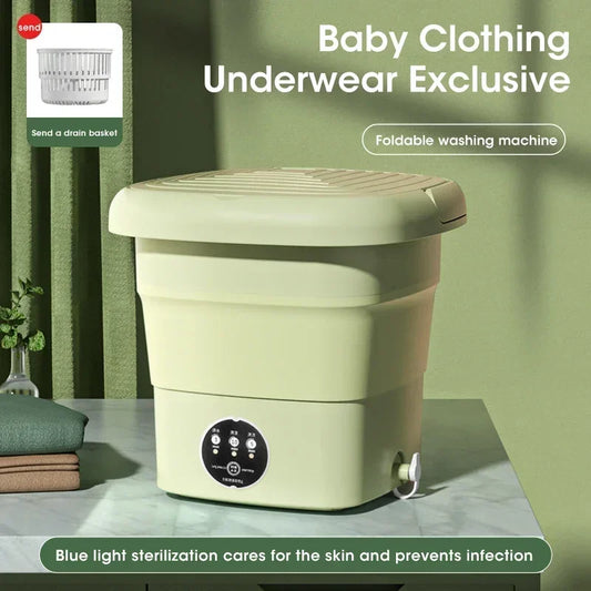 Portable Folding Mini Underwear Washing Machine