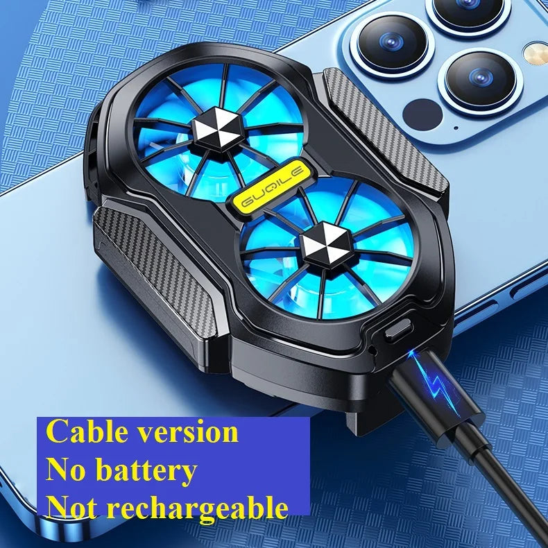 Rechargeable Dual Mobile Phone Cooler Fan