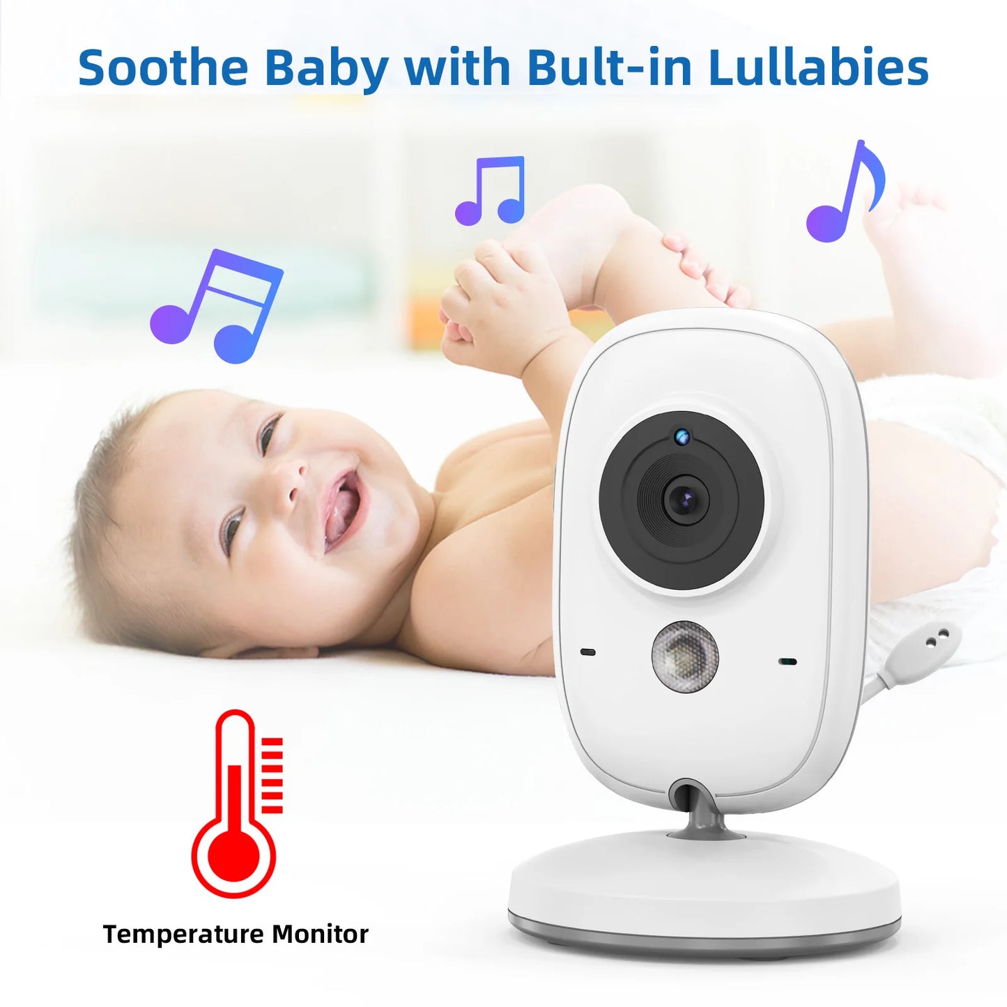 Wireless Video Baby Monitor With Lullabies
