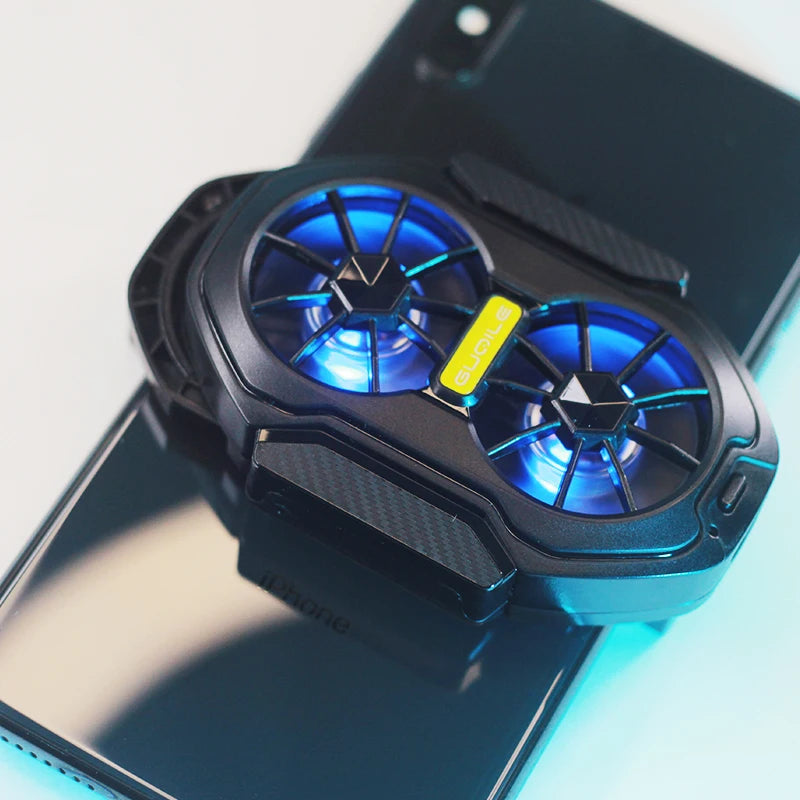 Rechargeable Dual Mobile Phone Cooler Fan