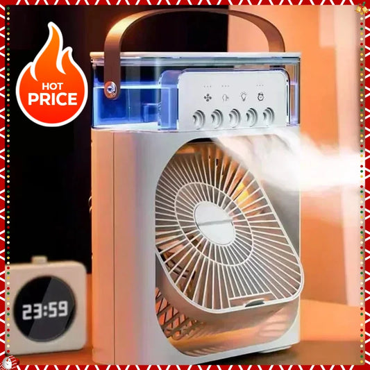 Portable USB LED Electric Humidifier Fan