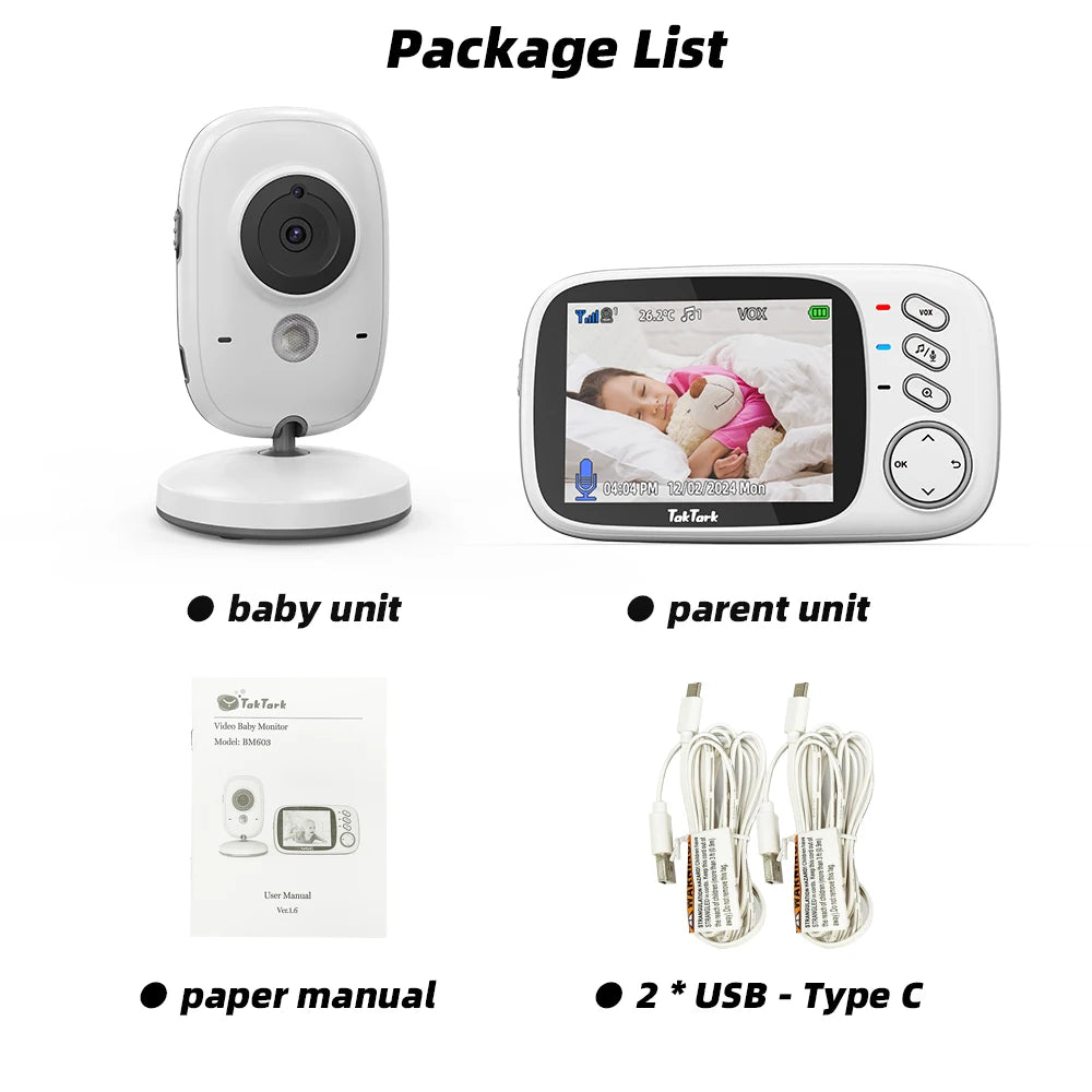Wireless Video Baby Monitor With Lullabies