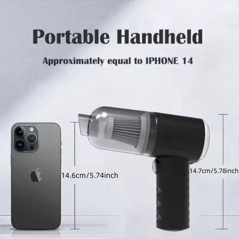 Household 3-In-1 Car Vacuum Cleaner