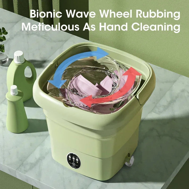 Portable Folding Mini Underwear Washing Machine