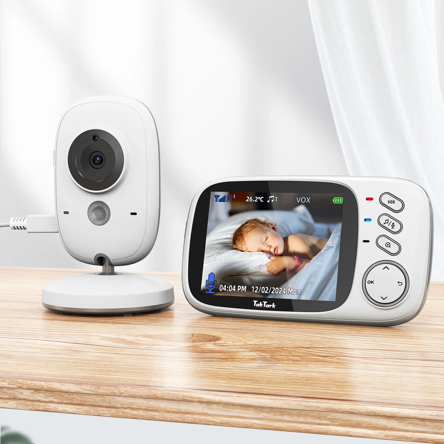Wireless Video Baby Monitor With Lullabies