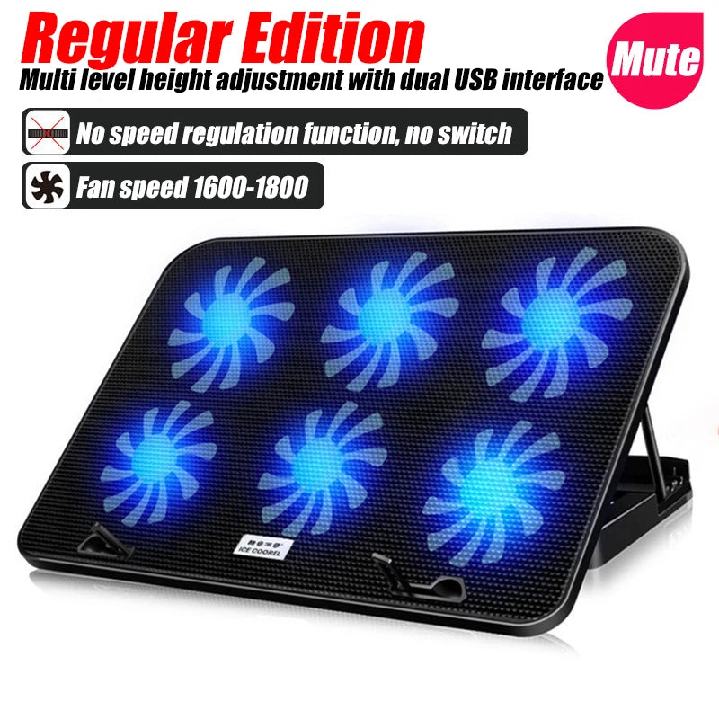 RGB LED A9 Gaming Laptop Cooler Stand