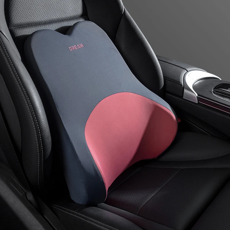 Universal Car Lumbar Support Headrest Neck Pillow