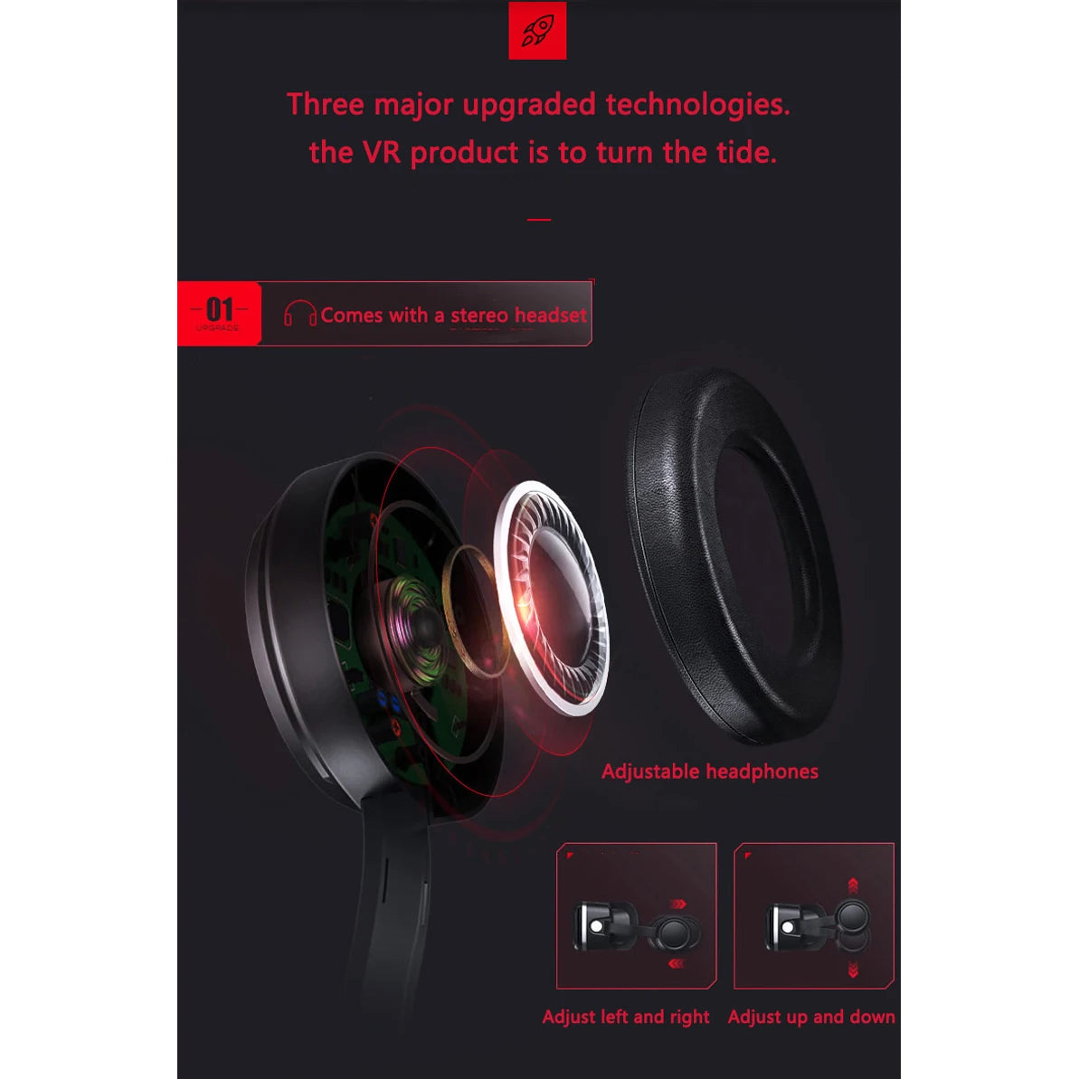 3D VR Virtual Reality Headset