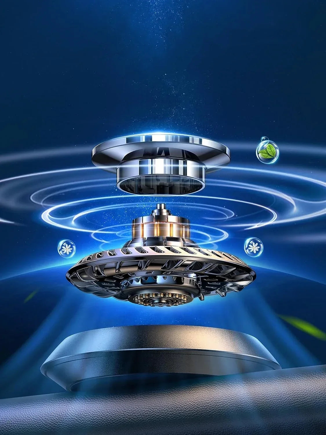 Automatic Rotation Solar Car Aromatherapy Diffuser