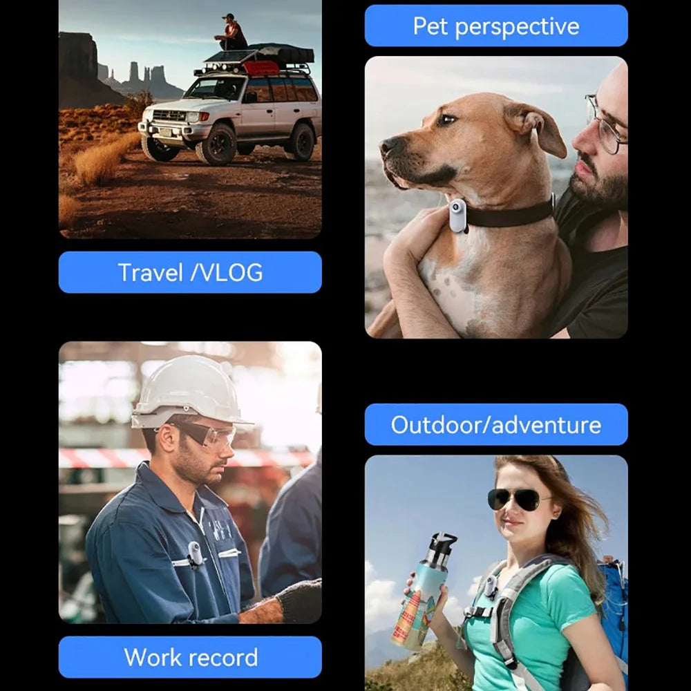 Outdoor Mini 360 Rotating 1080P Sports Camera