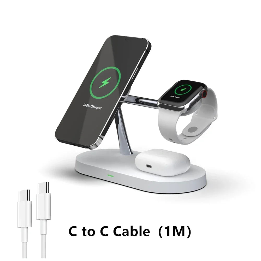 3-in-1 Magnetic Wireless Charger Stand